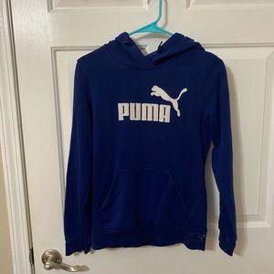 Puma Blue Sweatshirt Blue Size S